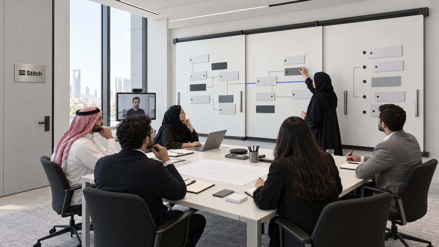 The Decision Room concept visualization